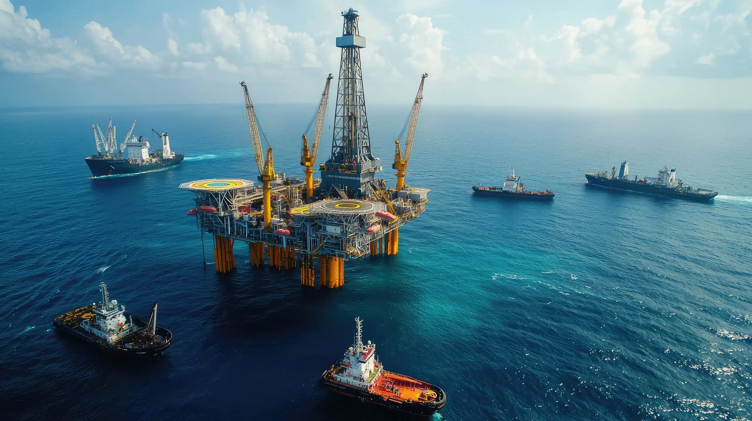 Offshore oil rig