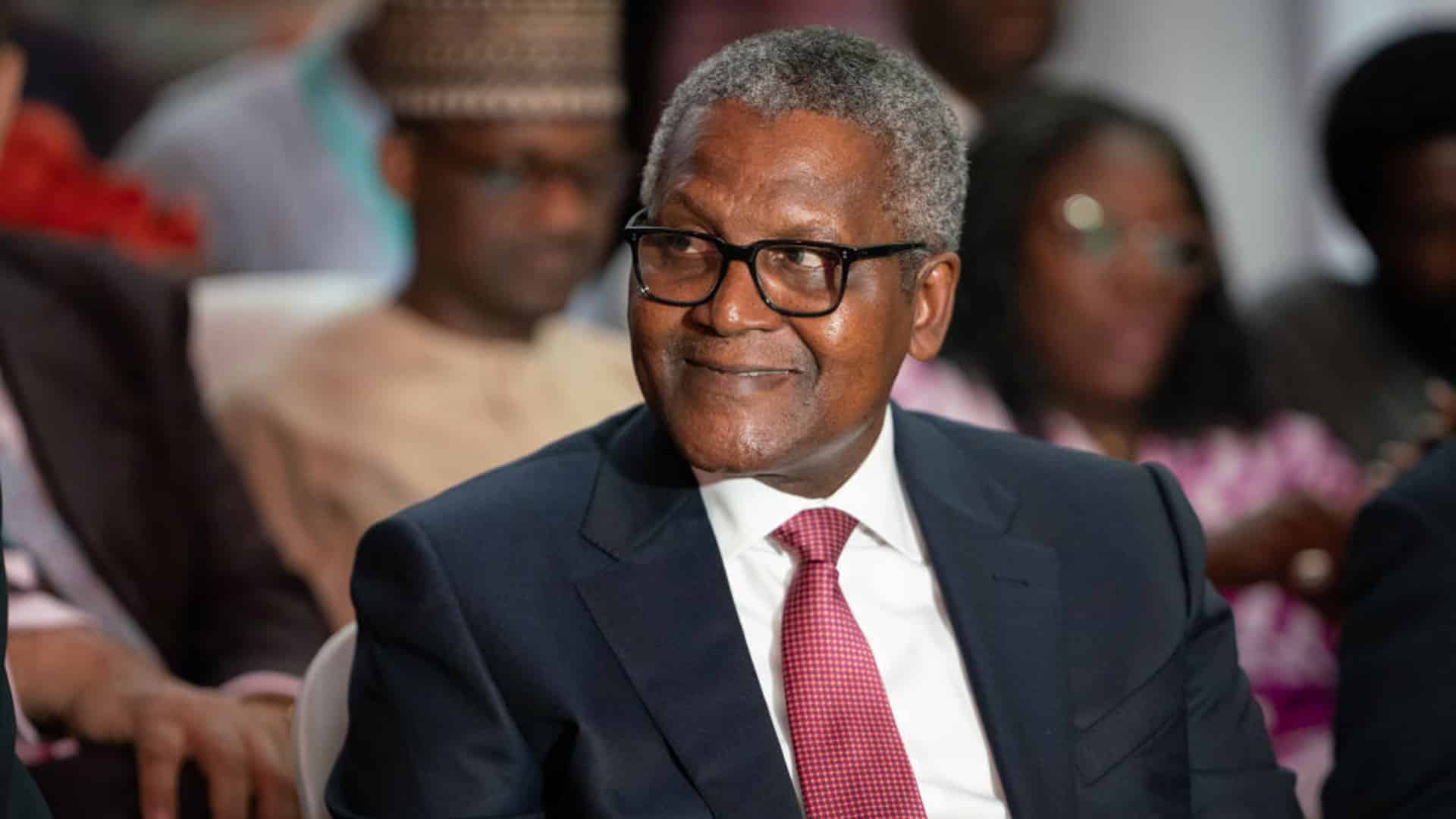Africa's richest man, Aliko Dangote.