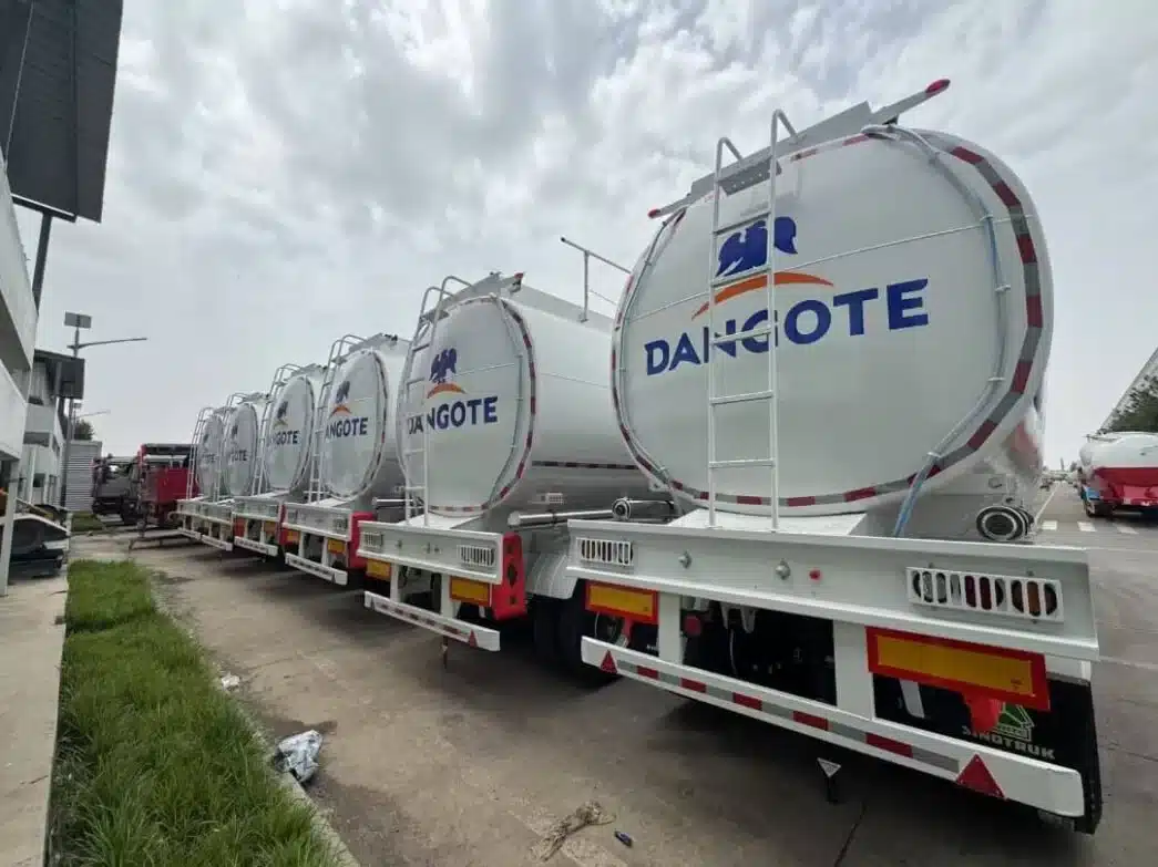 Dangote refinery CNG trucks