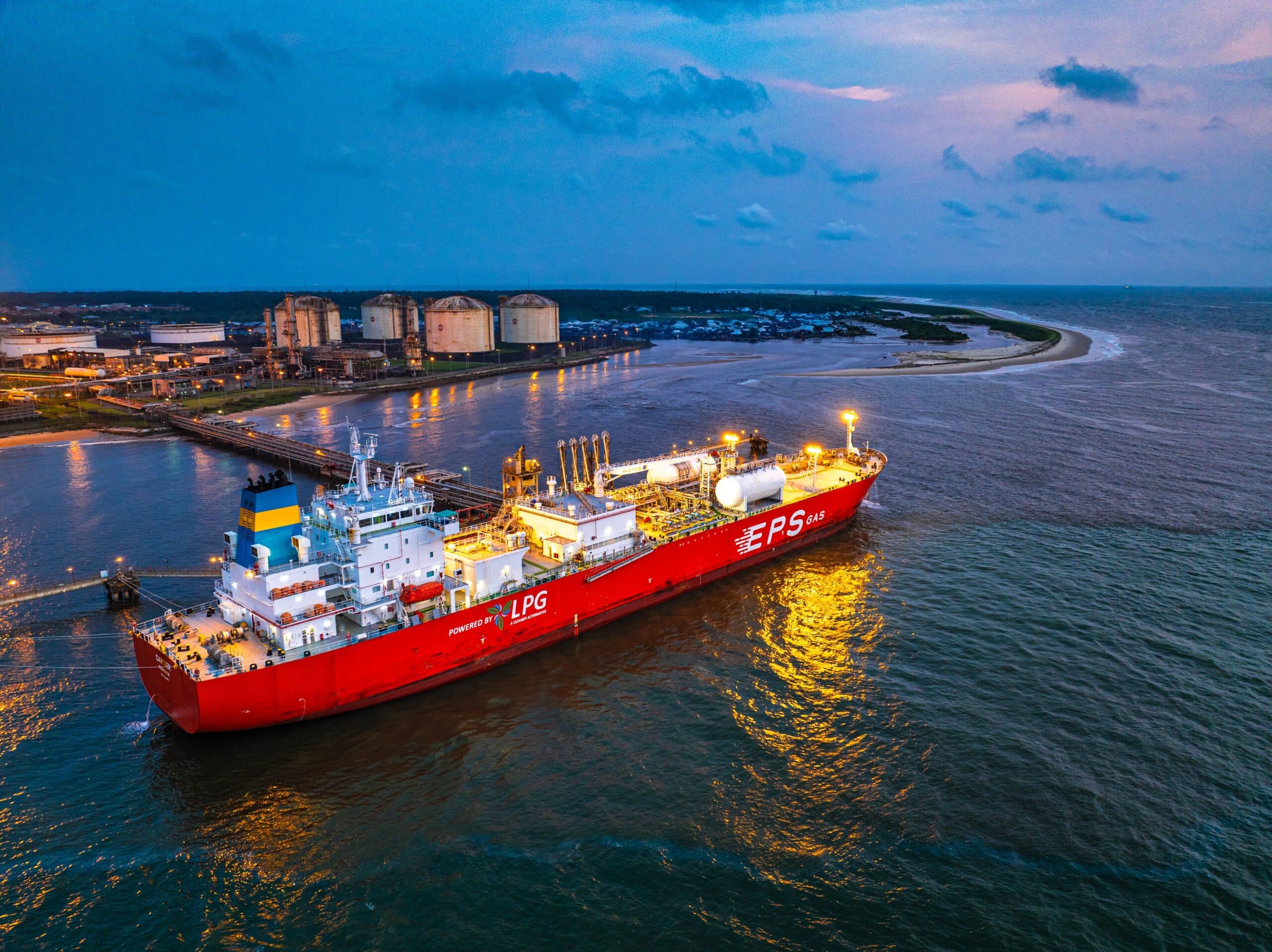 Seplat LPG cargo on sea