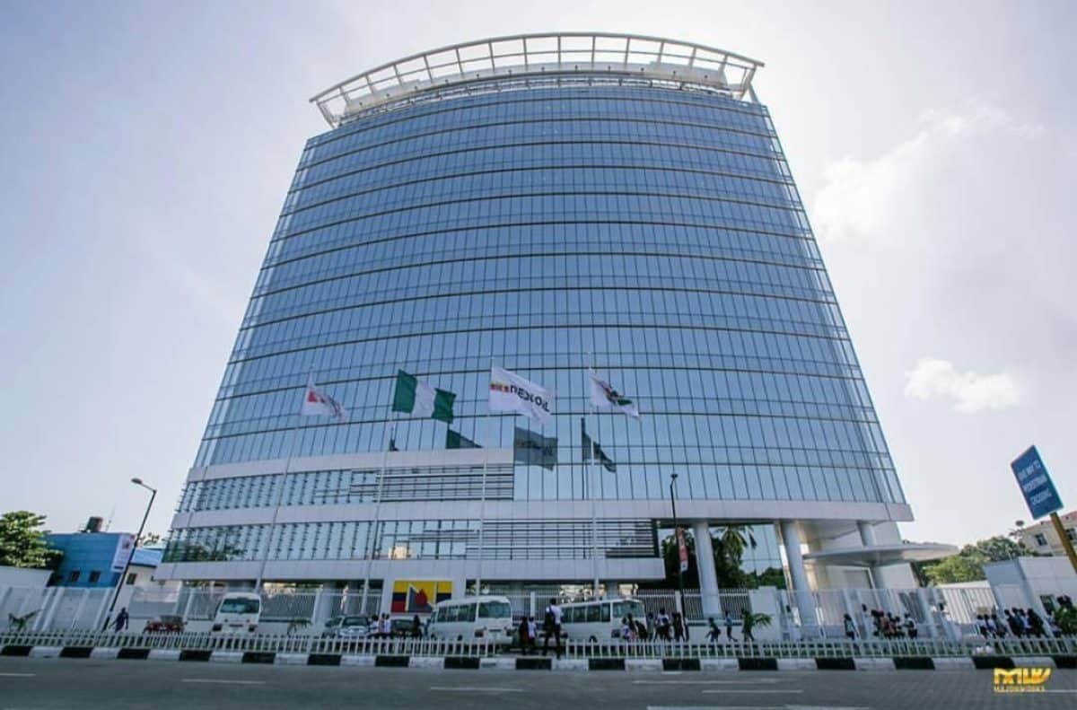 Nestoil firm head office in Lagos recently sealed by the Nigeria police