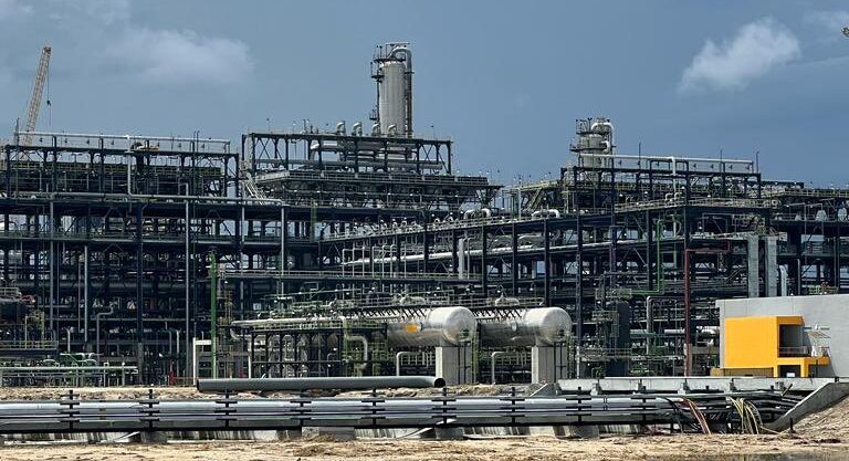 Dangote refinery facility in Lagos