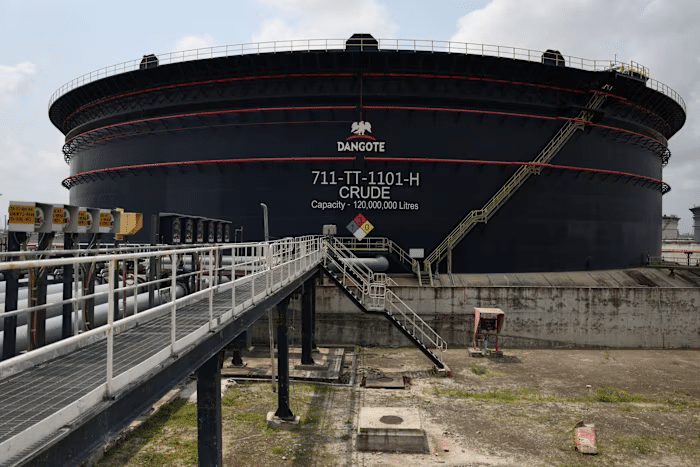 Nigeria's Dangote refinery in Lekki, Lagos