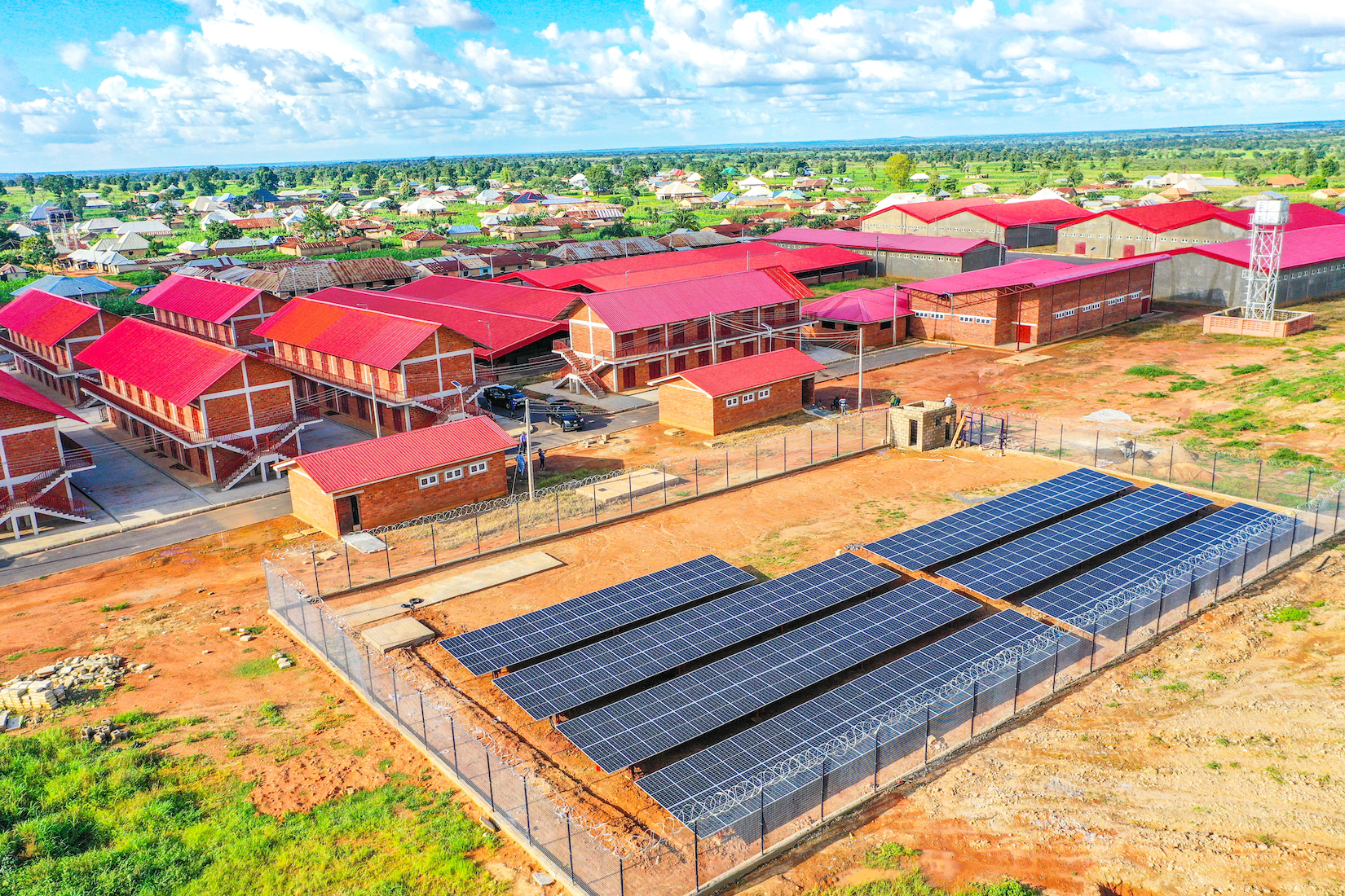 Mini-grid electricity in a government housing project in Nigeria